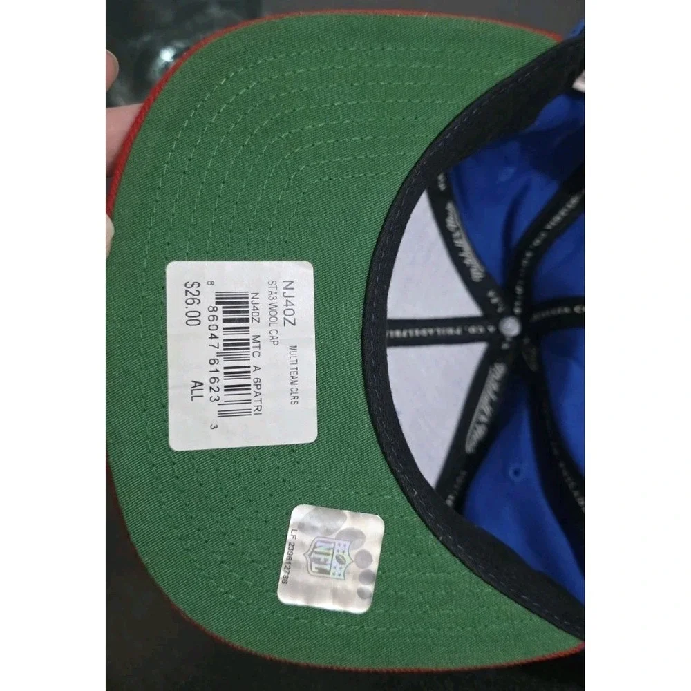 New England Patriots Mitchell & Ness NFL Vintage Collection Hat Snapback‎